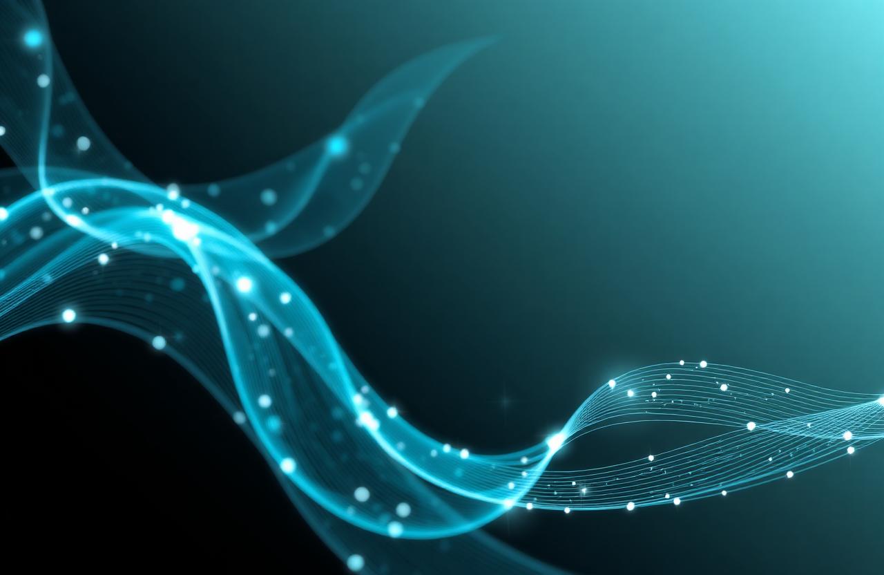 Visualización abstracta de inteligencia artificial